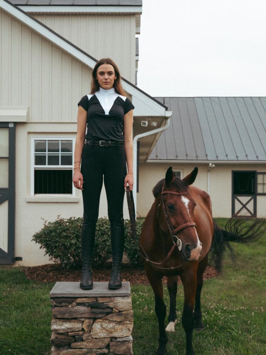 Margot Show Shirt | Black Show Shirts C R I N I Ē R E