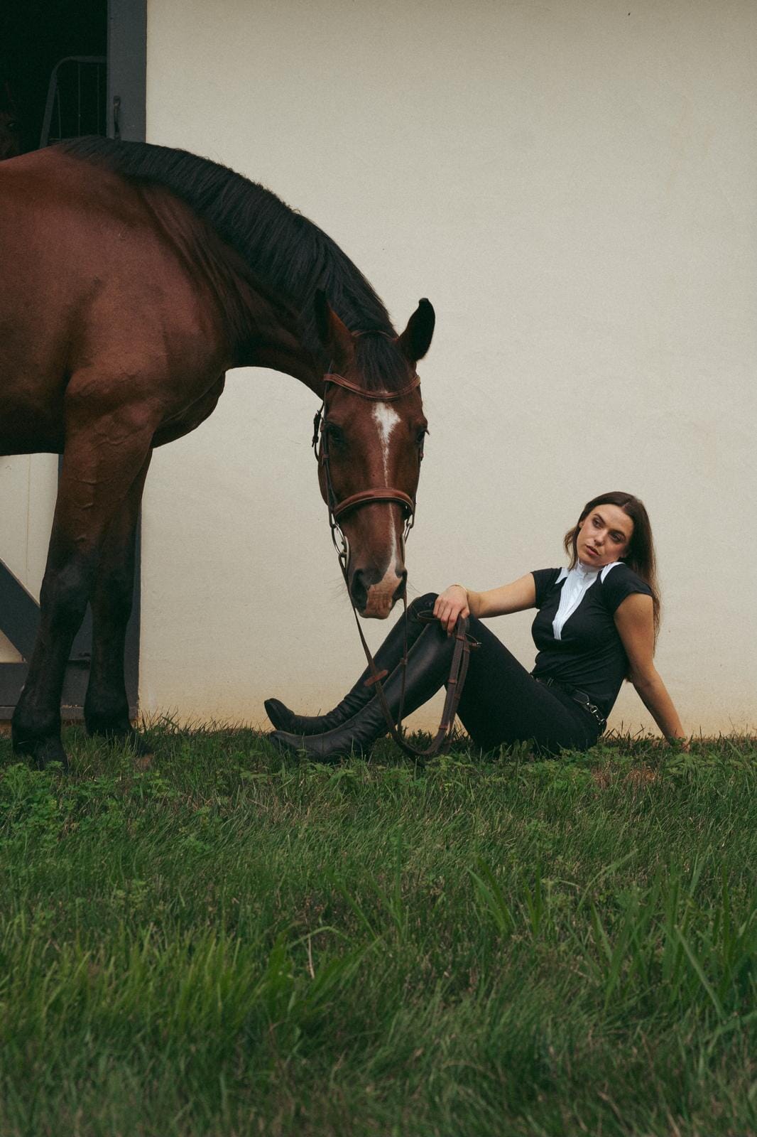 Margot Show Shirt | Black Show Shirts C R I N I Ē R E