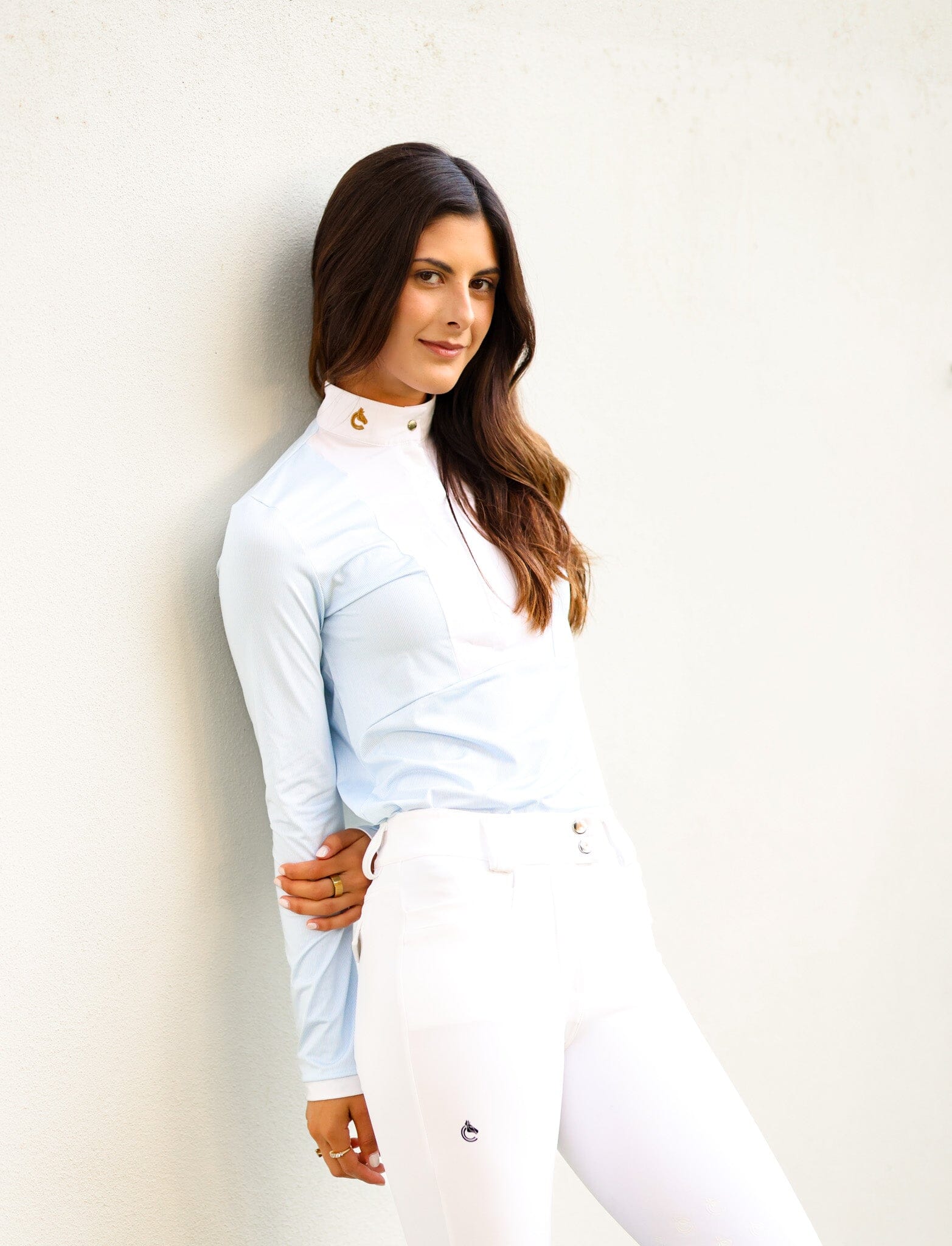 Monique Breezy Blue Stripe Show Shirts C R I N I Ē R E