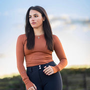 Seamless Auburn Essential LS Schooling Shirts C R I N I Ē R E