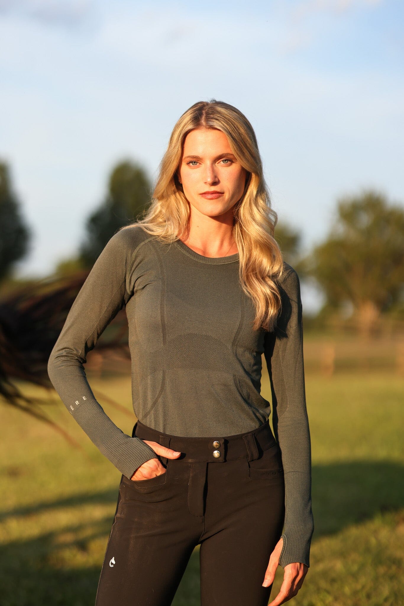 Seamless Essential LS | Matcha Schooling Shirts C R I N I Ē R E