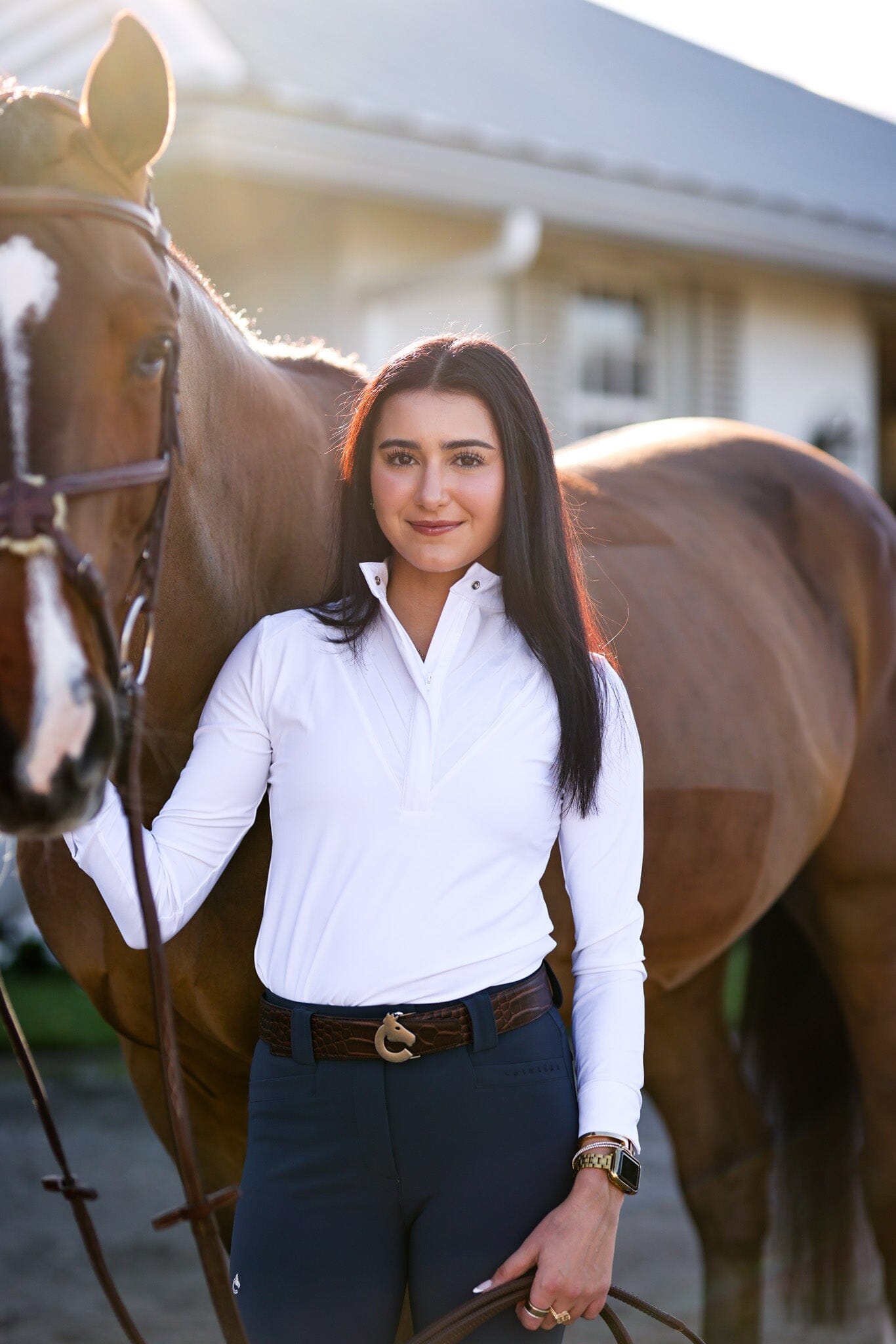 Amelie Show Shirt | White ENTRE NOUS COLLECTION C R I N I Ē R E 