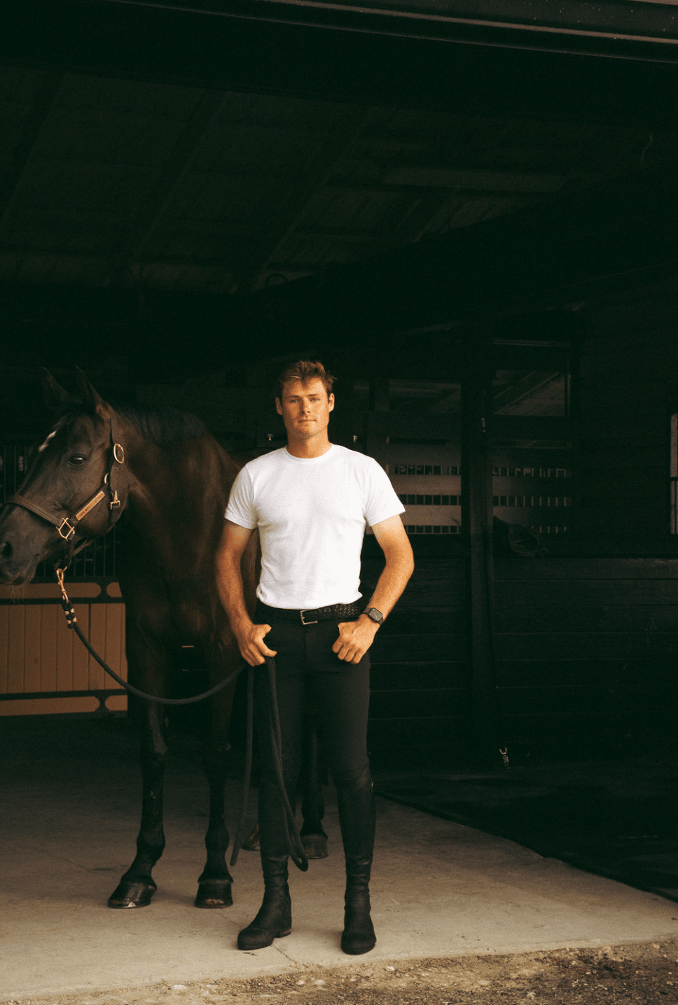Chadai Men Riding Breeches in Black Riding Breeches C R I N I Ē R E 