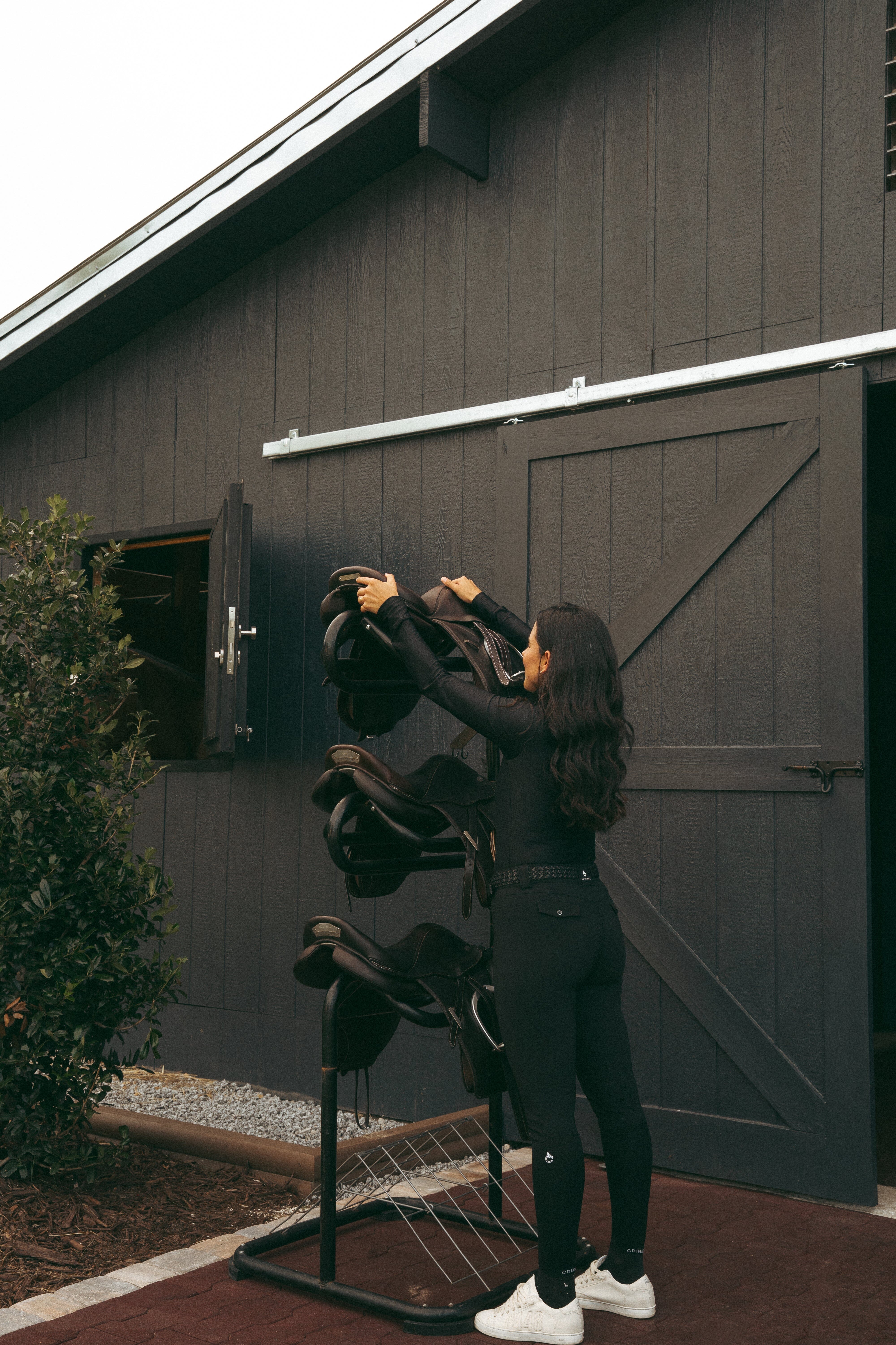 Juliette High Compression Breeches | Black Riding Breeches C R I N I Ē R E 