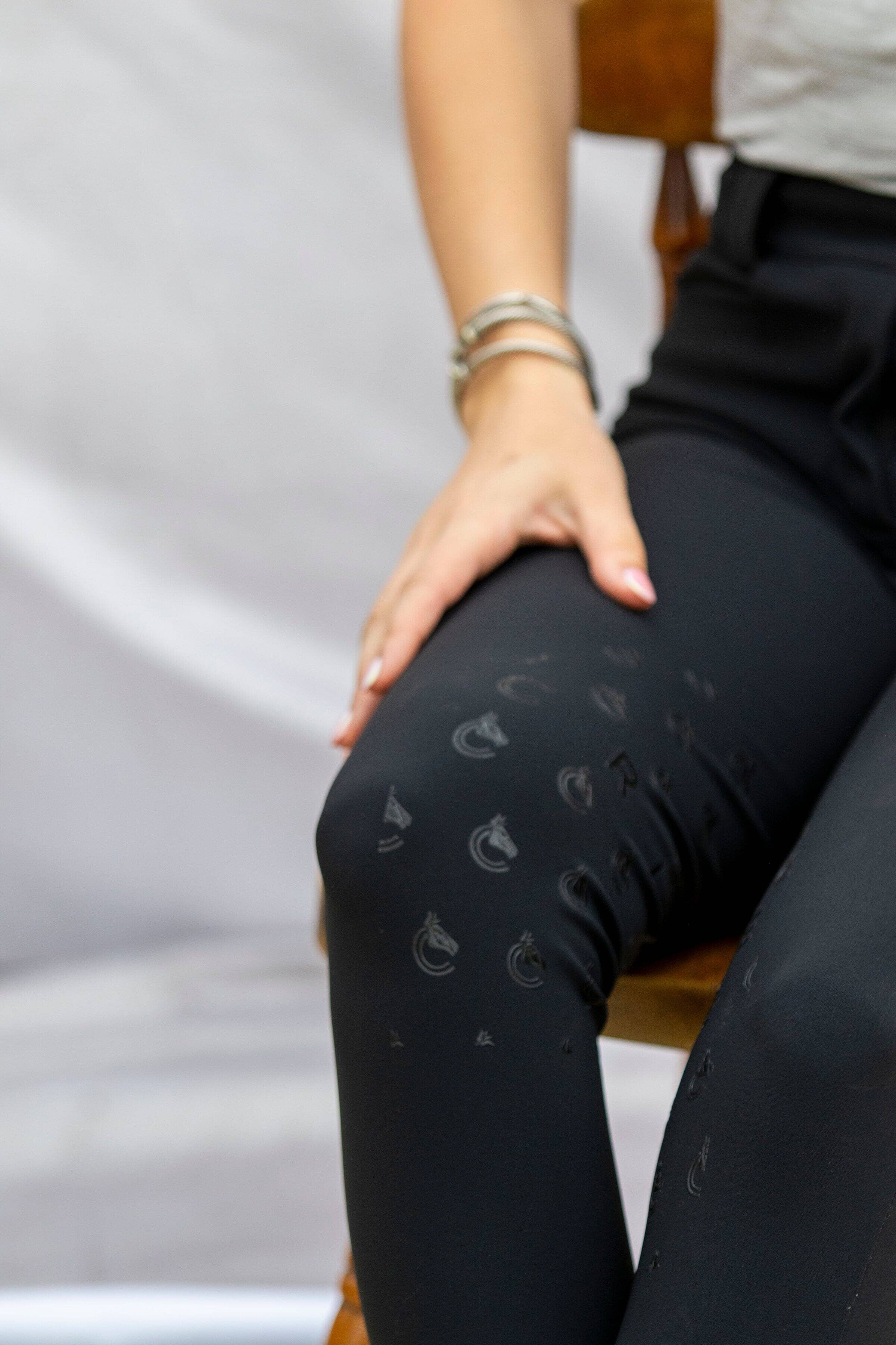 Juliette High Compression Breeches in Black - Sample Sale Riding Breeches C R I N I Ē R E 