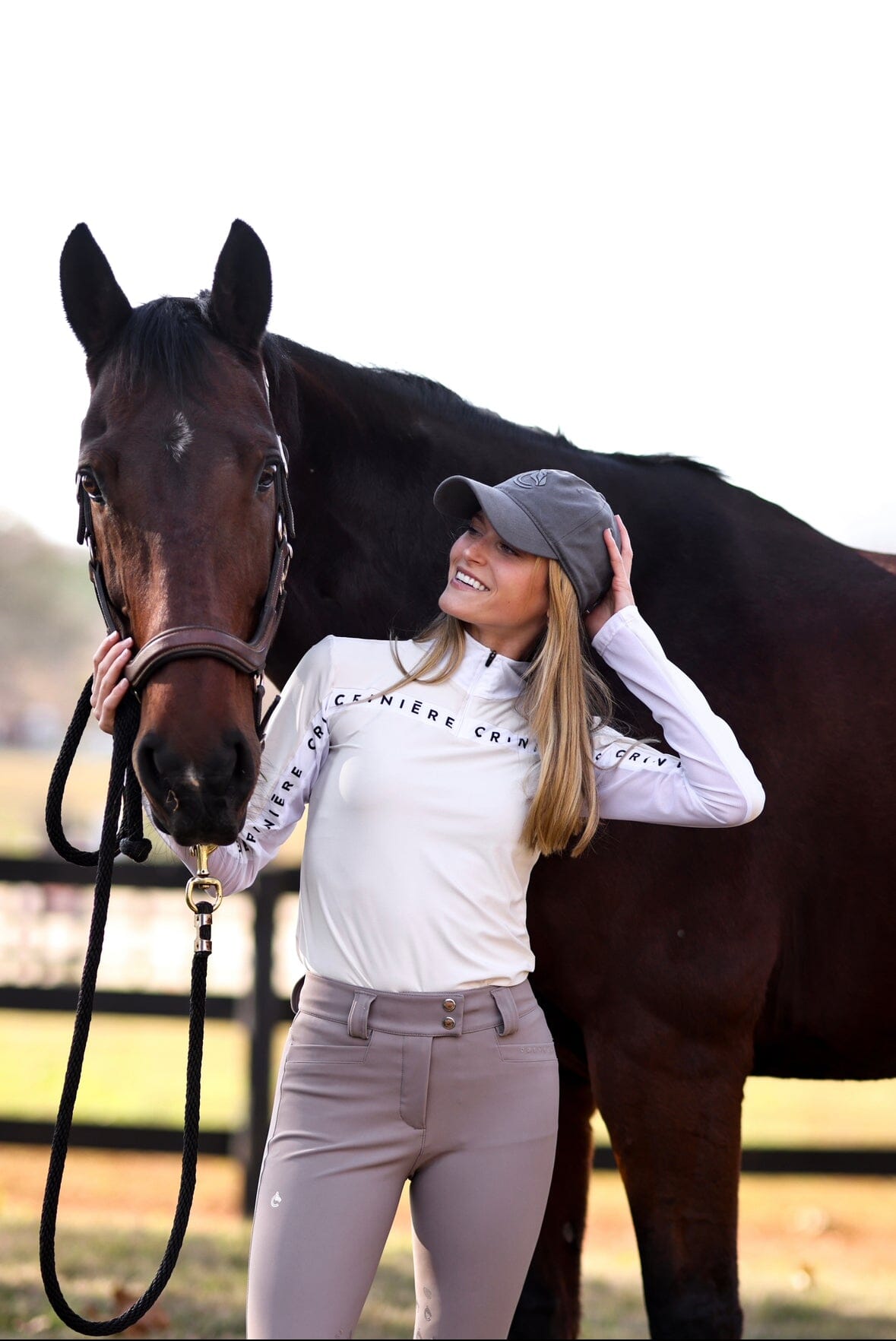 Lightweight Breeches in Simply Taupe Premium Riding Breeches C R I N I Ē R E 