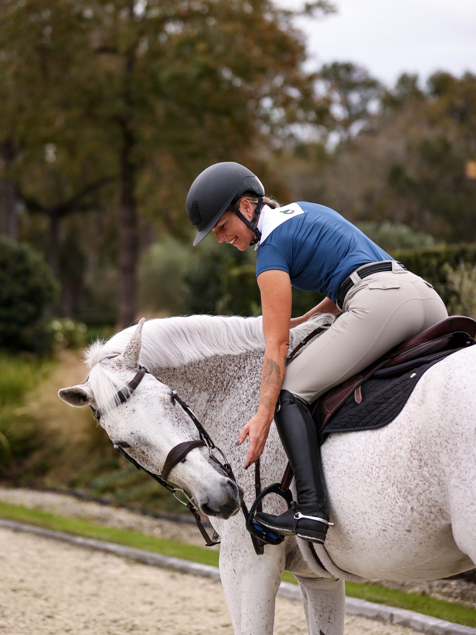 Margot Show Shirt | Marine ENTRE NOUS COLLECTION C R I N I Ē R E 