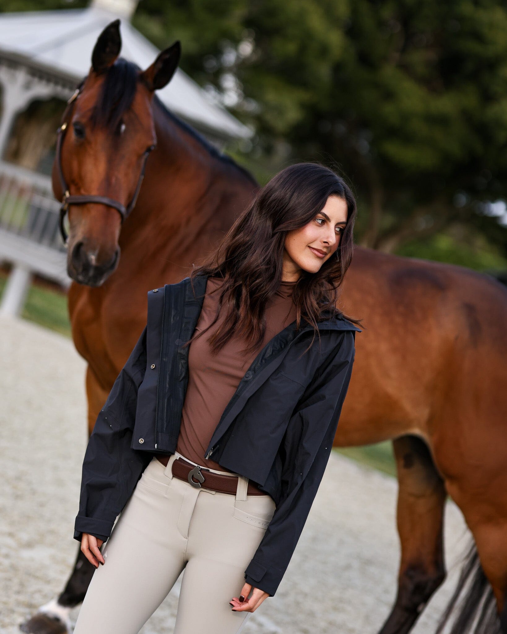 Marie Rain Coat | Black CriniereLife 