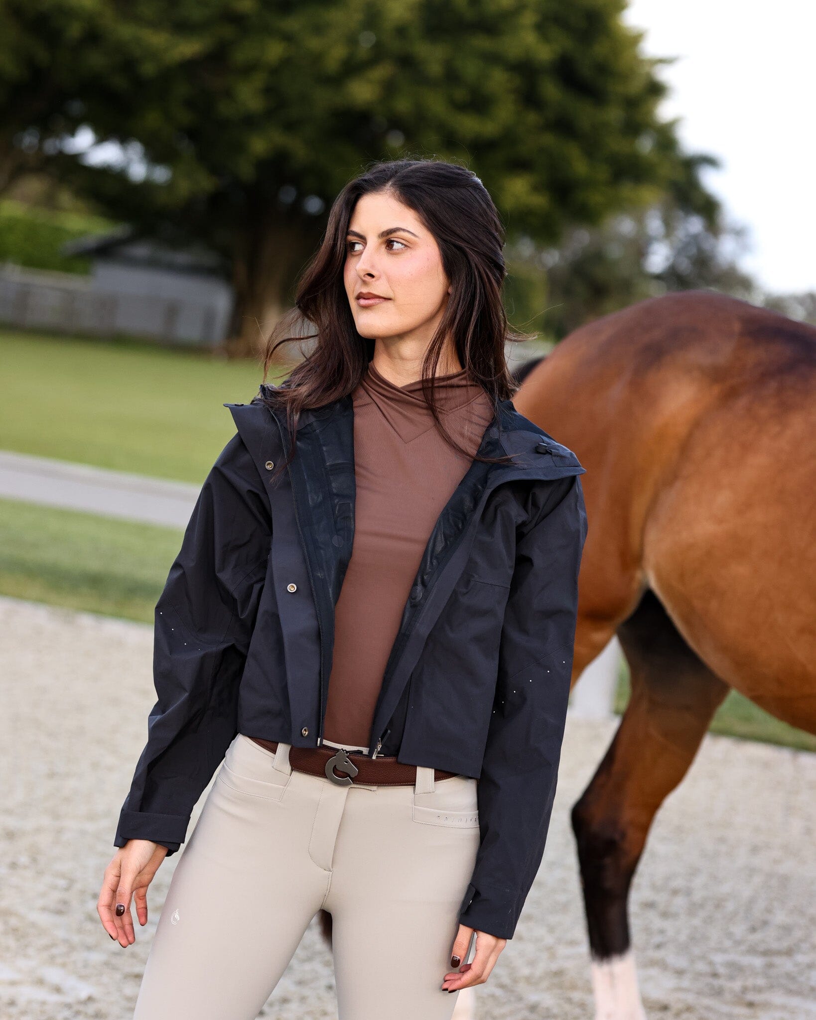 Marie Rain Coat | Black CriniereLife 